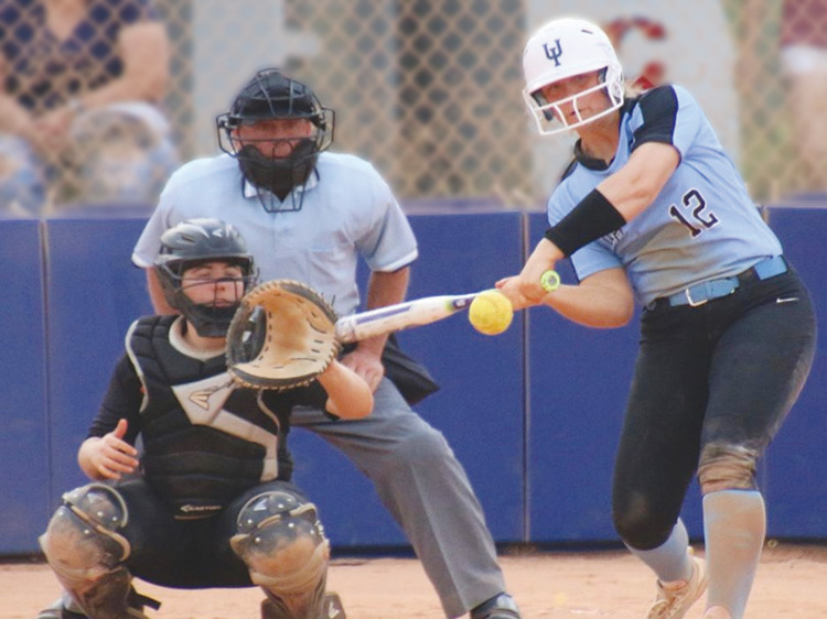 Calista Brockman plays softball for Upper Iowa University.